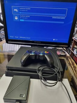 Playstation 4 slim, 1Tb +externí pevný disk Wd 4Tb - 2