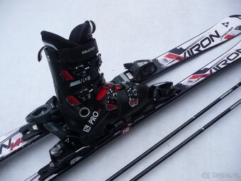 17. Lyže FISCHER - 140 cm + boty SALOMON 40eu + HOLE - set - 2