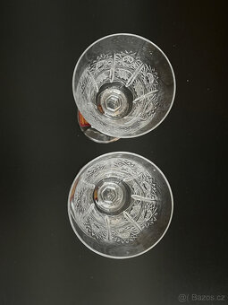 2x broušená sklenice na likér 70ml, Ruckl Nižbor - 2