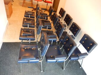 Křesla chromovaná čalouněná 12kusů, Belet OPP Vejprty - 2