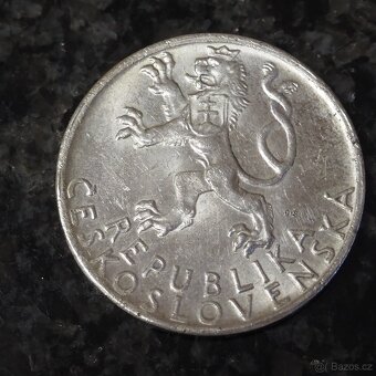 Stříbrná pamětní mince 50 Kč 3. výročí SNP 1947 - 2