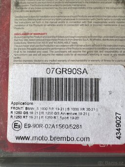 Brzdové destičky Brembo - 2