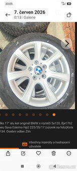 Prodám BMW alu disky kola - 2