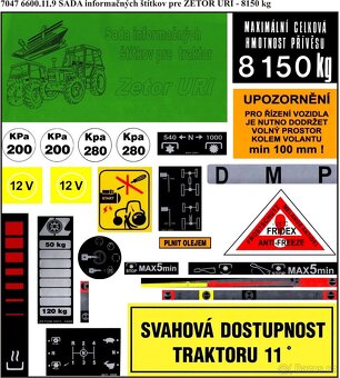 Sada informačných štítkov - 2
