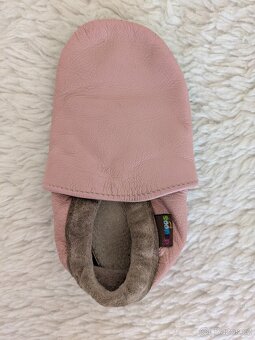 Handmade Barefoot kožené capáčky - 2