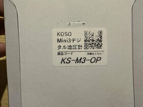 Digitální tlakoměr oleje KOSO Mini 3 - nový - 2