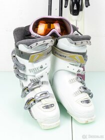 Lyžařský set lyží Elan, bot Dolomite, hůlek Völk - 2