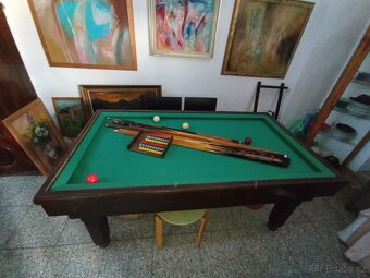 Prodám krásný zachovalý karambolový stůl. - 2
