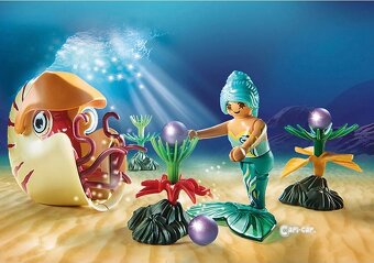 Playmobil 70098 - mořská panna se šnečí gondolou - 2