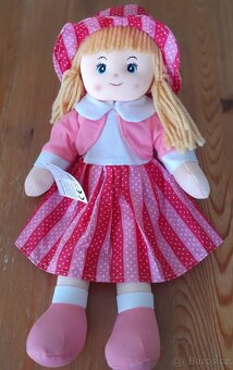 Hadrová panenka růžová, 50 cm - 2