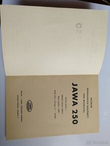 Jawa 250, 350 pérák návod, katalog, příručka - 2
