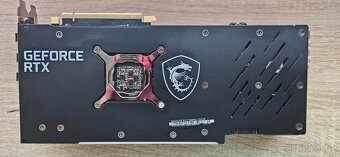 MSI GeForce RTX 3070ti GAMING X TRIO 8GB top stav, záruka - 2