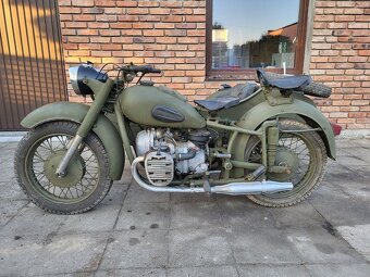 Ural,Dněpr MW 750 vojenský s poháněnou sajdou - 2