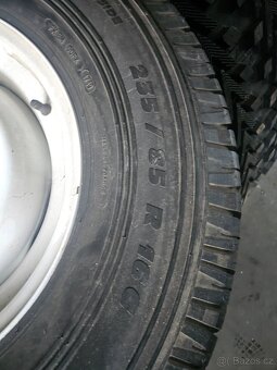 Prodam plechove disky na dedender s pneu 235/85 R16 - 2