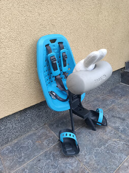 Přední dětská sedačka Thule Yepp Mini blue + opěrka + polštá - 2