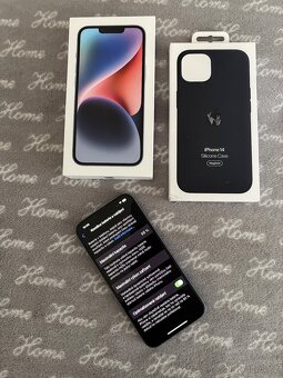 IPhone 14 (128gb) TOP STAV BATERIE 98% ZÁRUKA DO LEDNA 2027 - 2