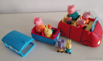 Peppa pig - zvukové autíčko, autobus, figurky - 2