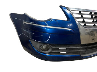 Přední nárazník modrá metalíza LC5C VW Touran 1T2 FL 2008 - 2