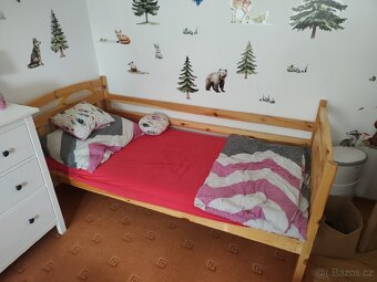 Postel 2 ks,90x200, poschoďová postel. - 2