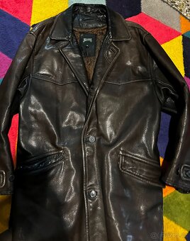 HARVEST PÁNSKÁ KOŽÁRNA-KOŽENÁ BUNDA 100% LEATHER -TEPLÁ - 2