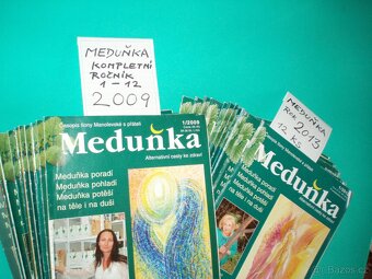 časopisy Meduňka-staré ročníky 2009, 2013 - 2