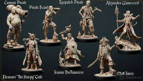WarGaming The Cordes Pirates Crew Mini 32/75mm - 2