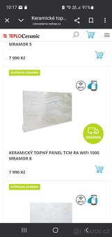 Topný panel keramický - 2