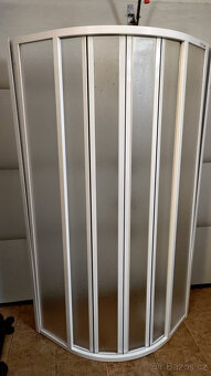 Sprchová zástěna čtvrtkruh 80 x 80 - 2