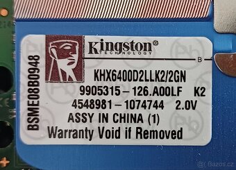 Operační paměť DDR2 Kingston KHX6400D2LLK2/2GN - 2
