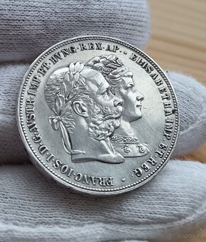 Stříbrný 2 Zlatník 1879 - Stříbrná svatba Františka Josefa I - 2