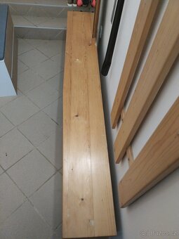 Botník-lavice+zrcadlo kvalitní dřevo ještě. - 2
