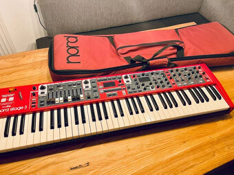 Clavia Nord Stage 3 Compact + pouzdro na klávesy Nord + kryt - 2