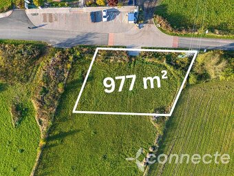 Prodej stavebního pozemku 977 m2 ve Svojeticích - 2
