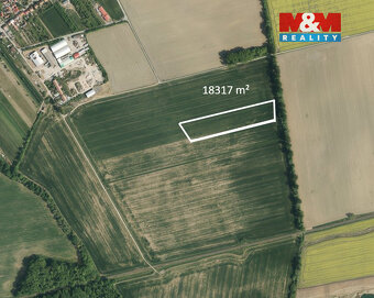 Prodej pole, 18317 m², Bílany - 2