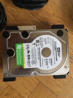 Extrení disk WD 500 GB + druhý na díly + příslušenství - 2