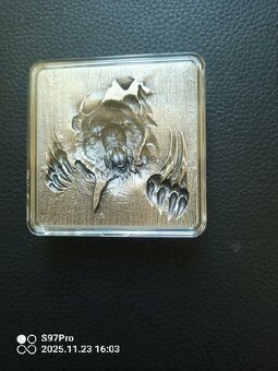 Stříbrná mince medvěd 2 oz - 2