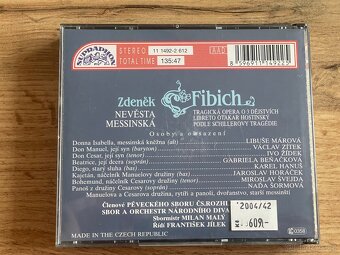 CD Fibich – The Bride of Messina / Nevěsta messinská 2CD - 2