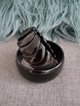 Černý náramek Time Out 2ks - 2