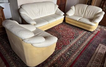 Kožená sedací souprava 3+2+1,5840 - 2