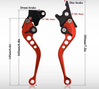 CNC páčky na moto-nové - 2