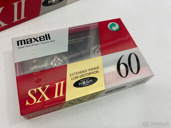 Audiokazety Maxell SX II, nové - 2