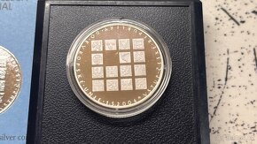 Pametni stribrna mince Vstup CR do EU 200Kc - 2