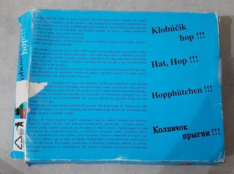 Stolní hra "Kloboučku hop" neúplná - 2