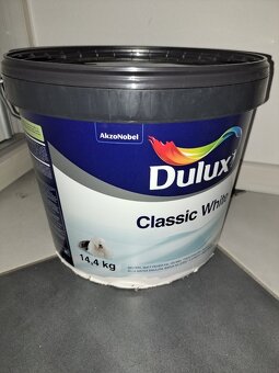 Bílá akrylátová barva Dulux Classic White 10l (14,4 kg) - 2