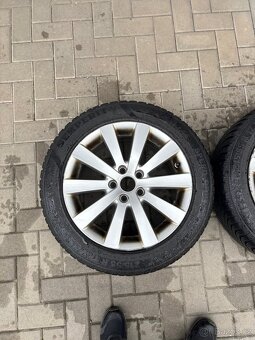 Sada kol s gumama VW original 5x112 - 2