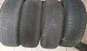 ALU disky Peugeot se zimními pneu 215/60/R16 - 2