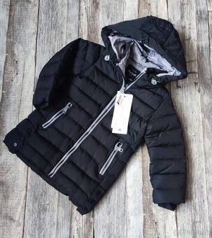 Dívčí zimní , prošívaná bunda - nepromokavá vel. 104 - 2