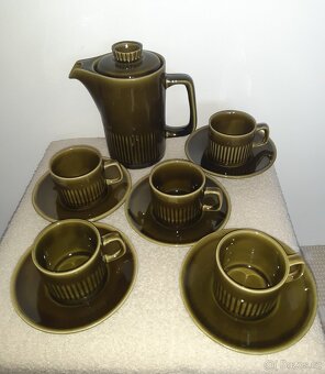 Sada hrnků Kera Vitral s konvicí - 2