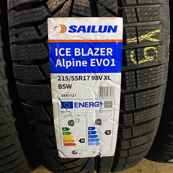 215/55 R17 98V XL Sailun - NOVÉ zimní pneu - 2