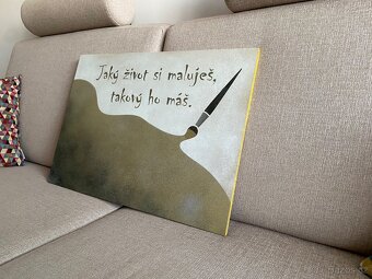 Putovní obraz (63x45 cm) na zeď i na postavení - 2